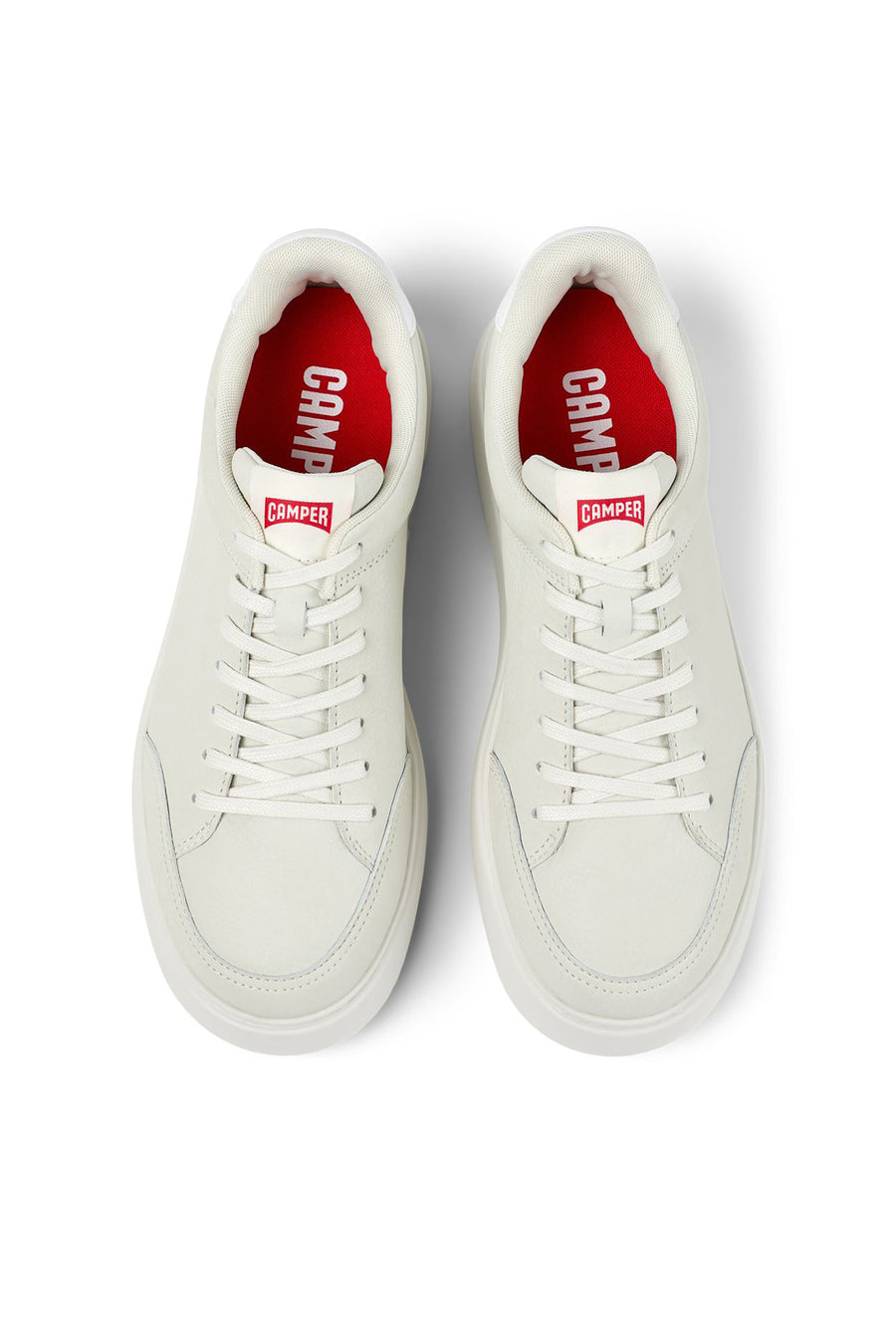 Camper Men's White Runner Leather Sneaker