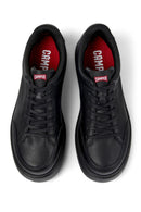 Camper Men's Black Runner Leather Sneaker | Derimod