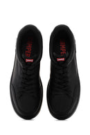 Camper Men's Black Runner Leather Sneaker | Derimod