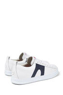 Camper Erkek Beyaz Runner Bağcıklı Deri Sneaker | Derimod