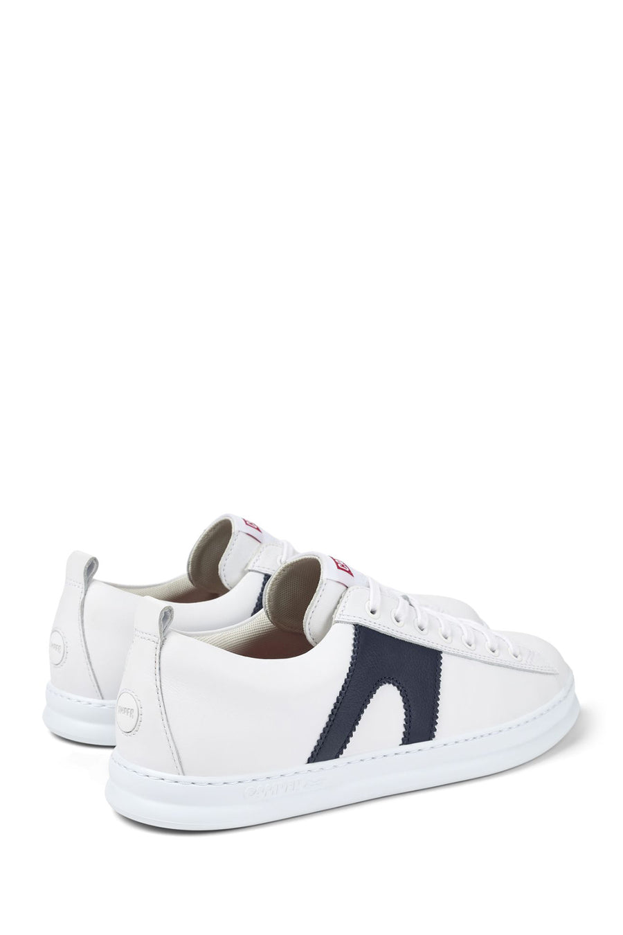 Camper Men's White Runner Lace-up Leather Sneaker
