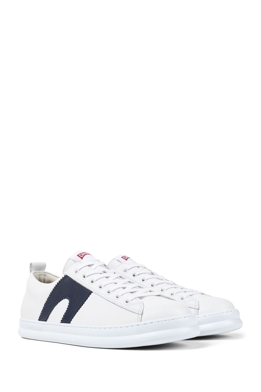 Camper Men's White Runner Lace-up Leather Sneaker