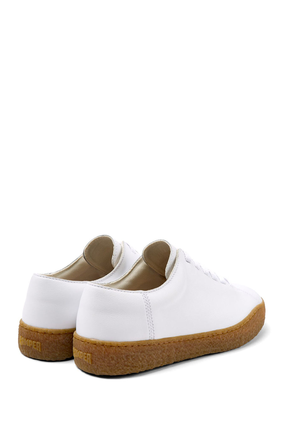 Camper Men's White Peu Terreno Leather Sneaker
