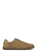 Camper Men's Brown Pelotas Soller Lace-Up Leather Sneaker | Derimod
