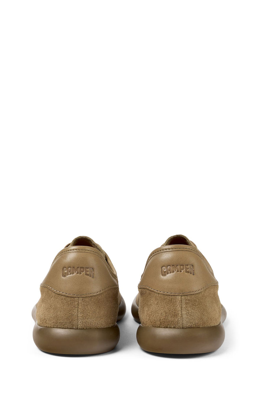 Camper Men's Brown Pelotas Soller Lace-Up Leather Sneaker