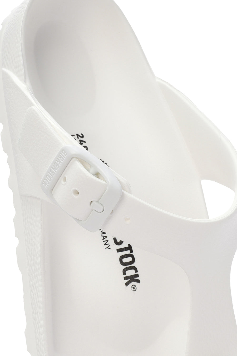 Birkenstock Women's White Flip Flops Gizeh Eva Slippers