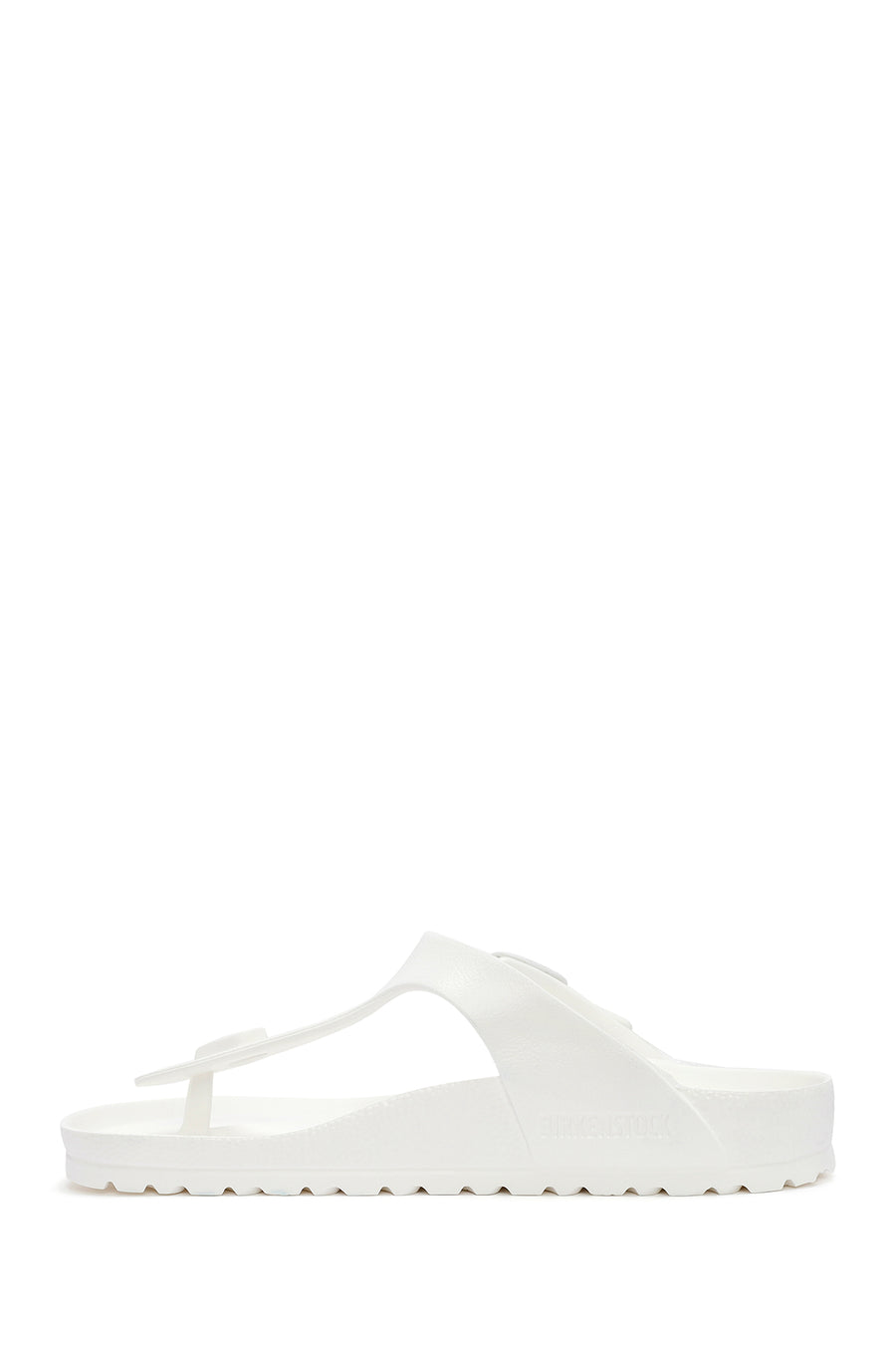 Birkenstock Women's White Flip Flops Gizeh Eva Slippers