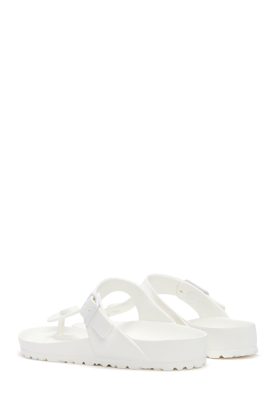Birkenstock Women's White Flip Flops Gizeh Eva Slippers