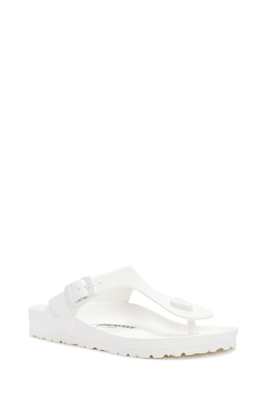 Birkenstock Women's White Flip Flops Gizeh Eva Slippers