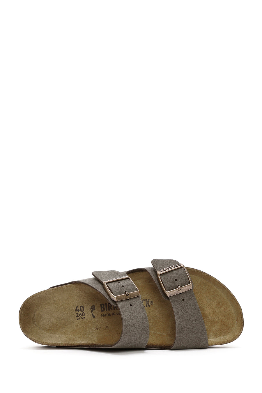 Birkenstock Women's Brown Arizona Eva Nubuck Leather Slippers