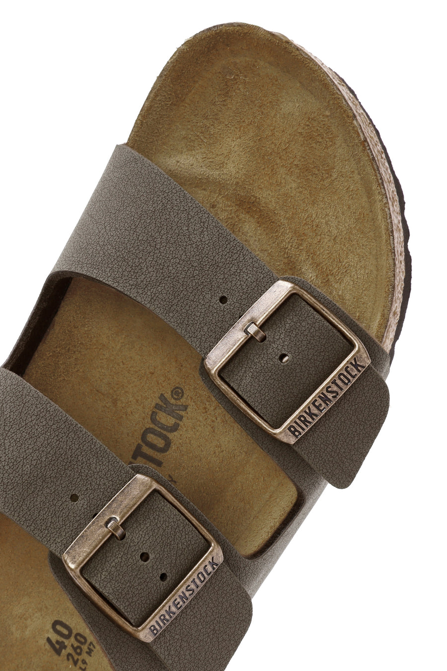 Birkenstock Women's Brown Arizona Eva Nubuck Leather Slippers