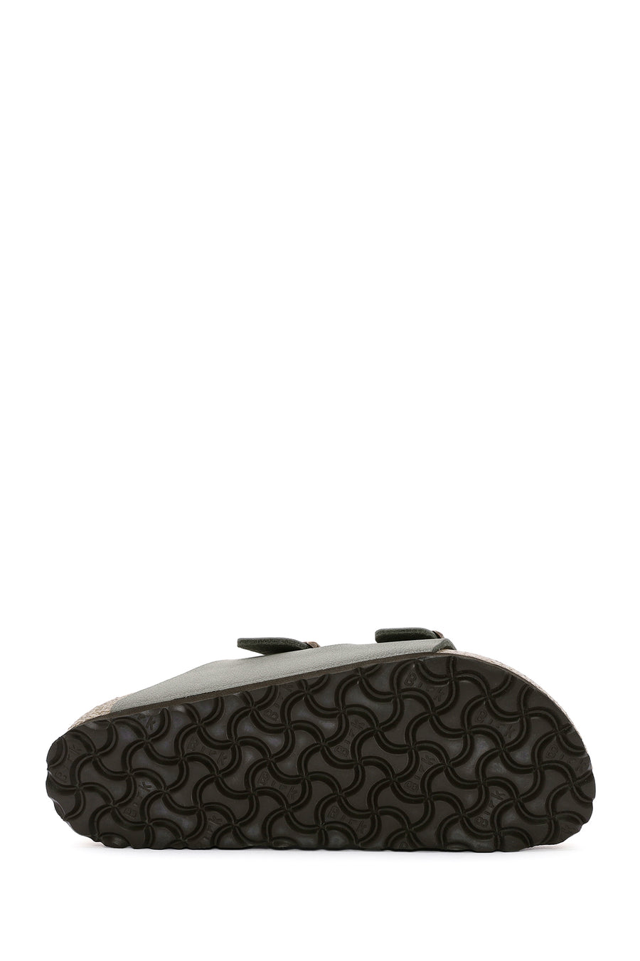 Birkenstock Women's Gray Arizona Eva Nubuck Leather Slippers