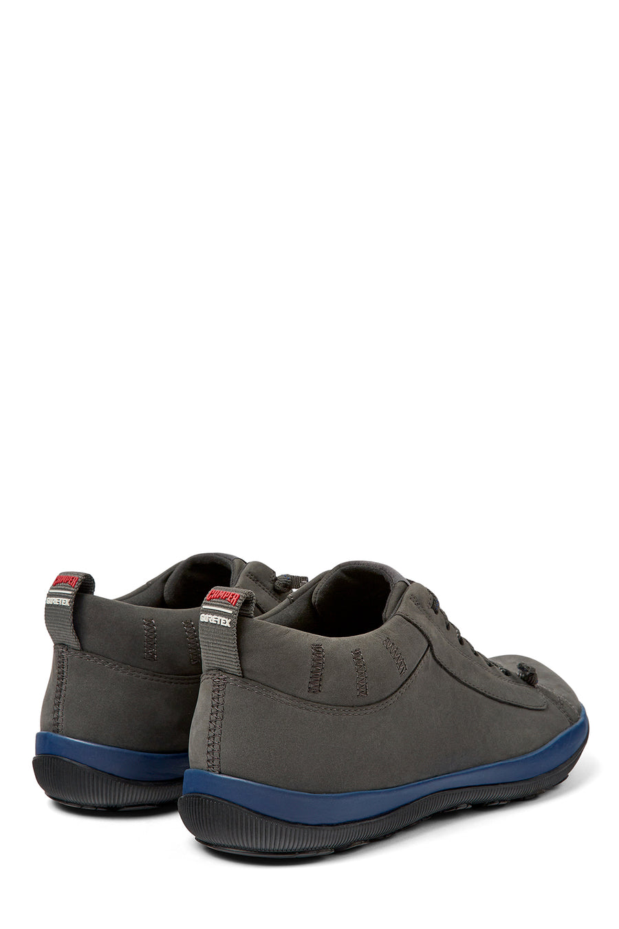 Camper Erkek Siyah Gri Peu Pista Gm Nubuk Deri Sneaker