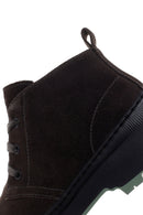 Camper Erkek Koyu Gri Brutus Trek Michelin Nubuk Deri Casual Ayakkabı | Derimod