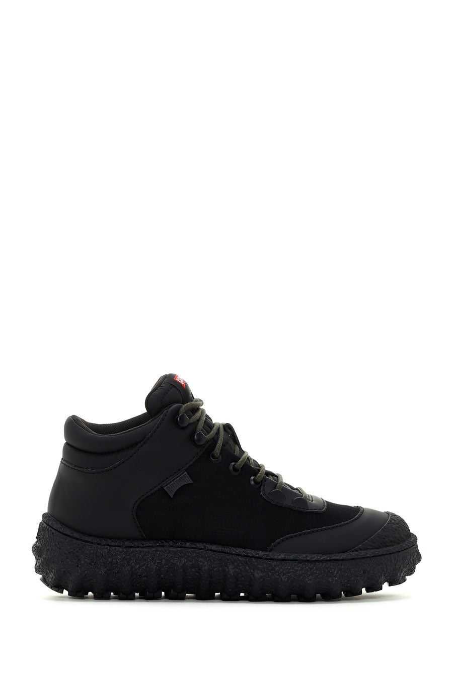 Camper Men's Black Ground Michelin Leather Sneaker Boots K300478 | Derimod