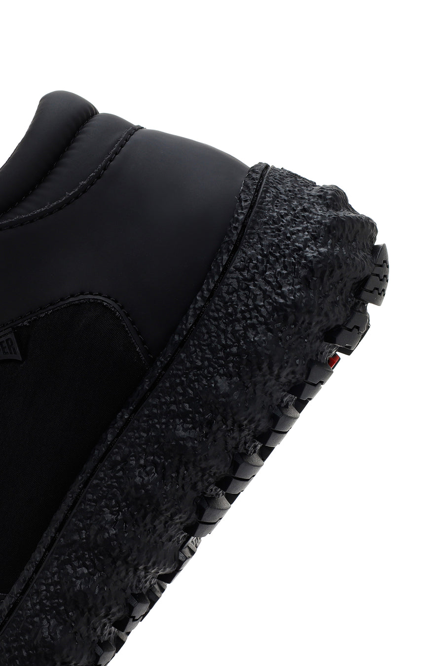 Camper Men's Black Ground Michelin Leather Sneaker Boots