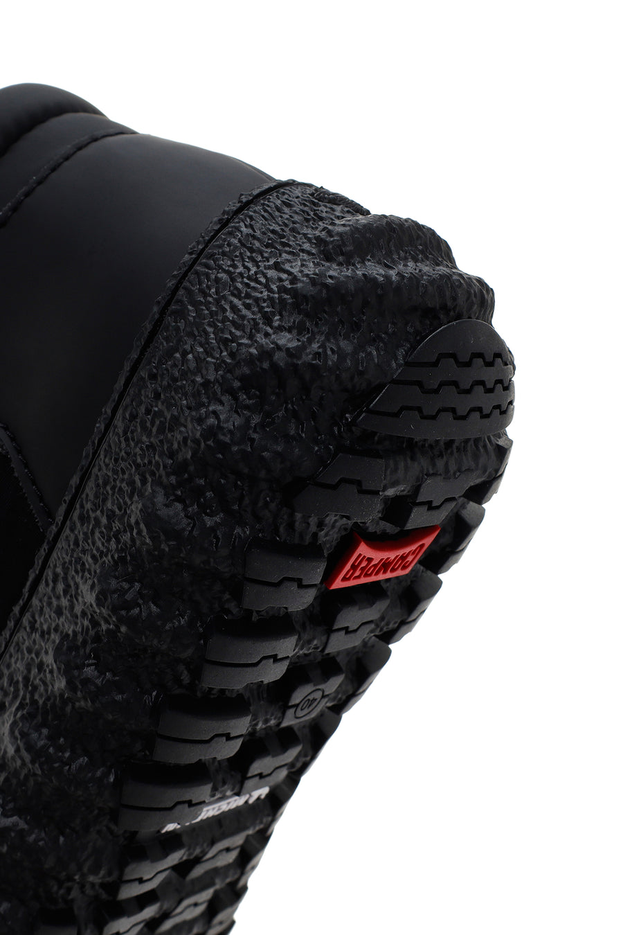 Camper Men's Black Ground Michelin Leather Sneaker Boots