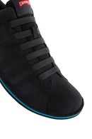 Camper Erkek Koyu Gri Beetle Hydroshield Deri Spor Ayakkabı | Derimod