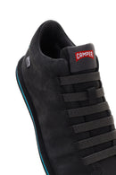 Camper Erkek Koyu Gri Beetle Hydroshield Deri Spor Ayakkabı | Derimod