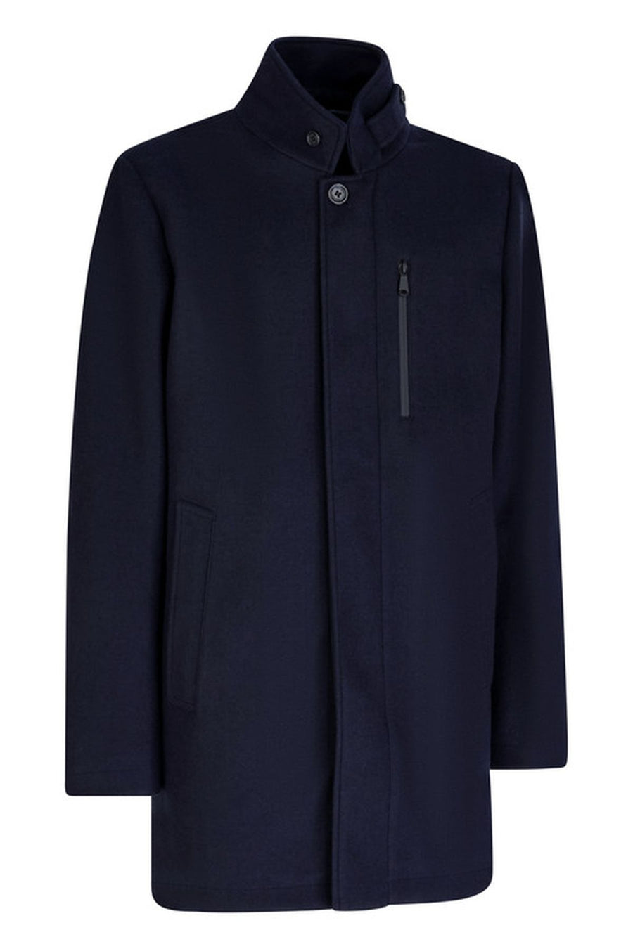Geox Men's Navy Blue Monreale Coat