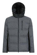 Geox Men's Gray Radente Hooded Coat | Derimod