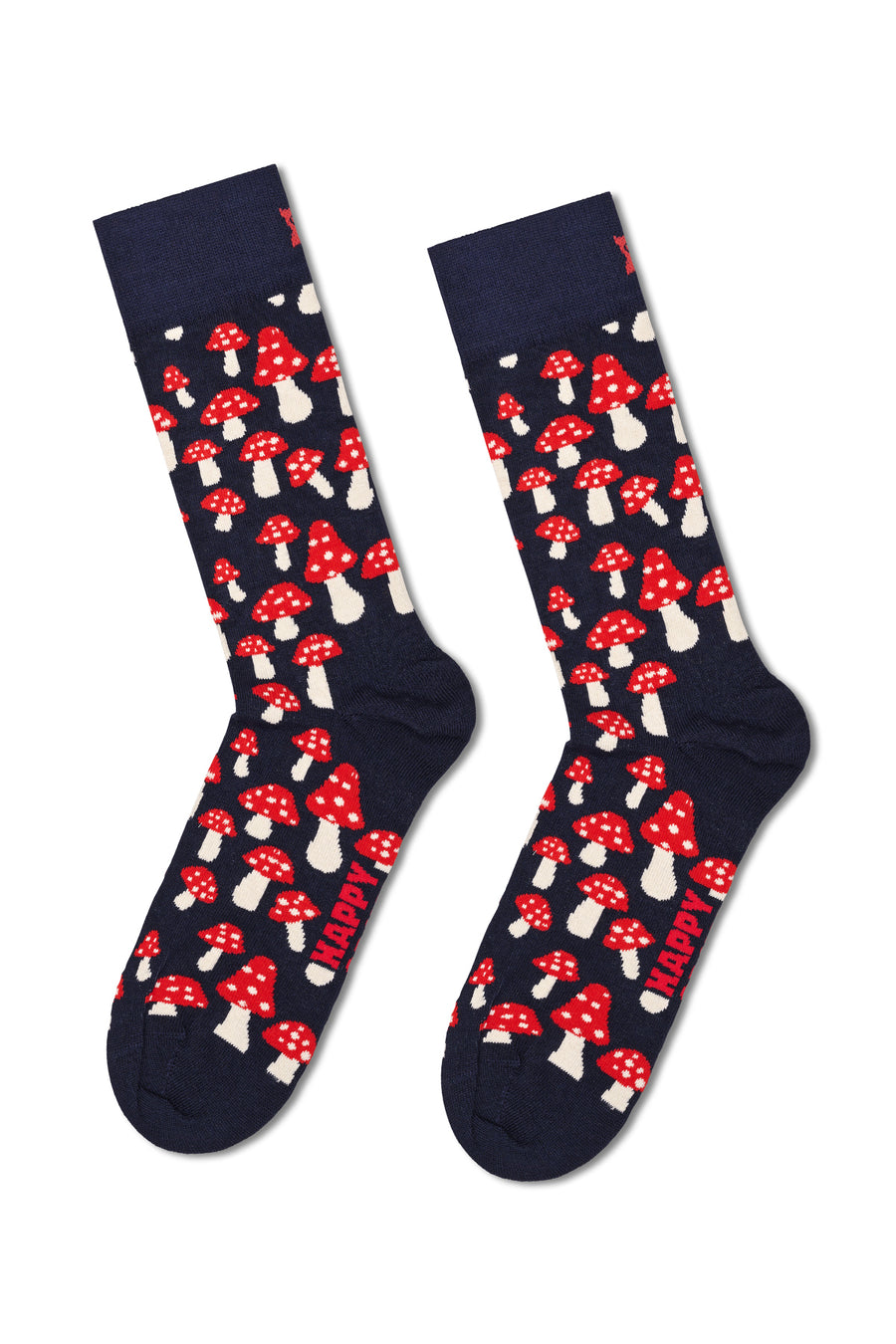 Happy Socks Male Navy Patterned Cotton Socks P000040 | Derimod
