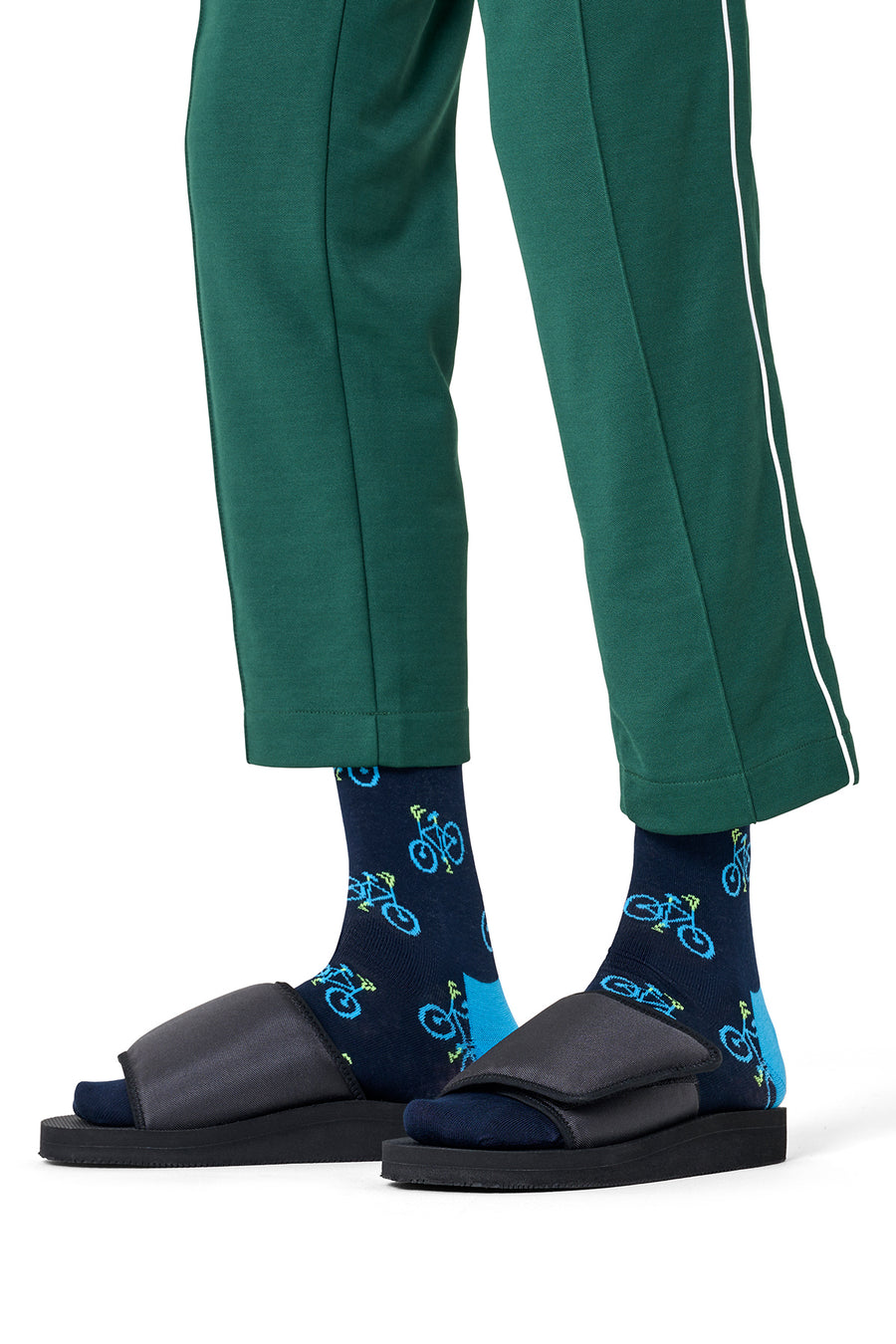 Happy Socks Male Navy Patterned Cotton Socks