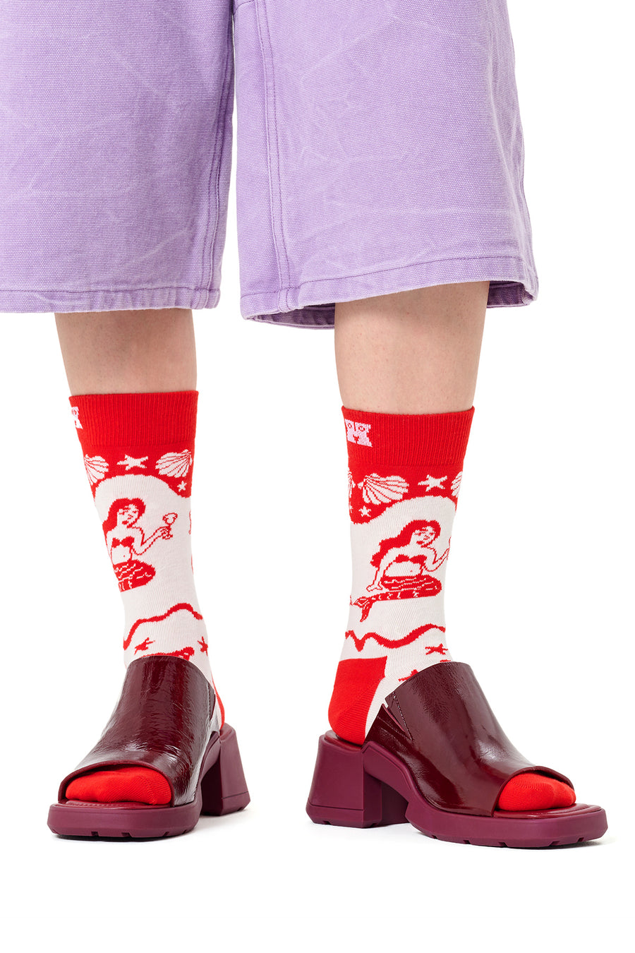 Happy Socks Woman Mermaid Patterned Cotton Socks