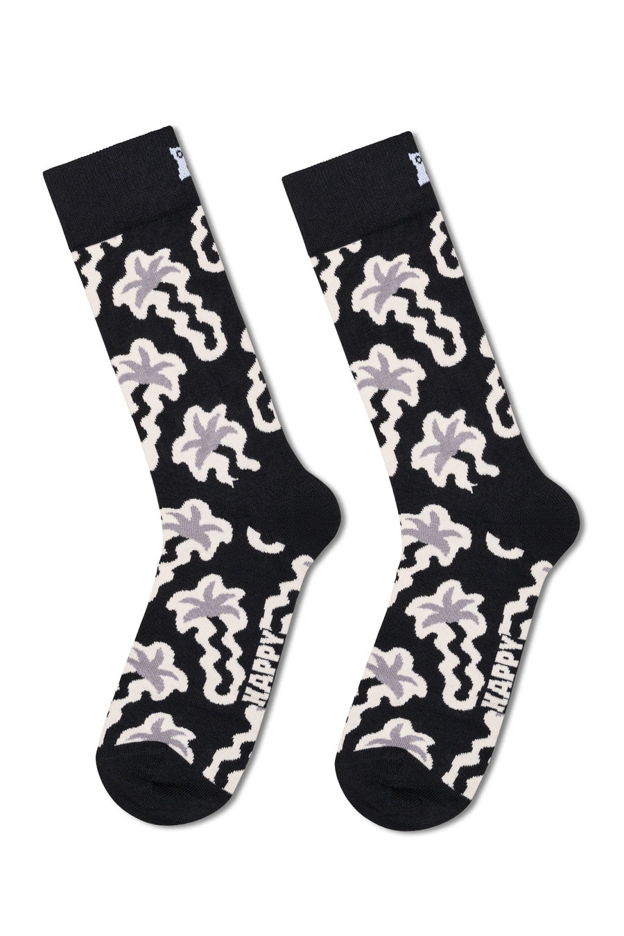 Happy Socks Male Black Patterned 3-Pack Cotton Sock Set