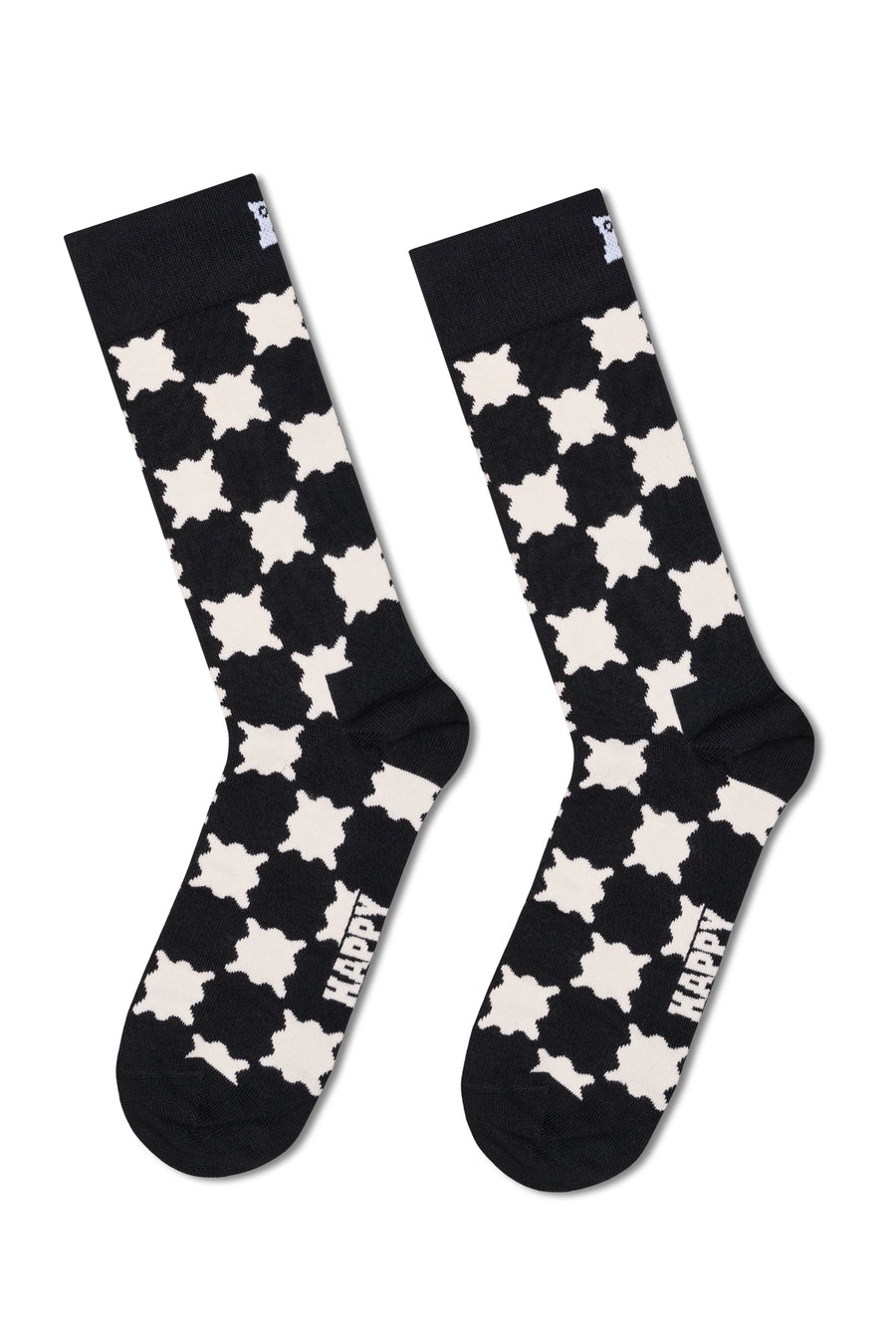 Happy Socks Male Black Patterned 3-Pack Cotton Sock Set
