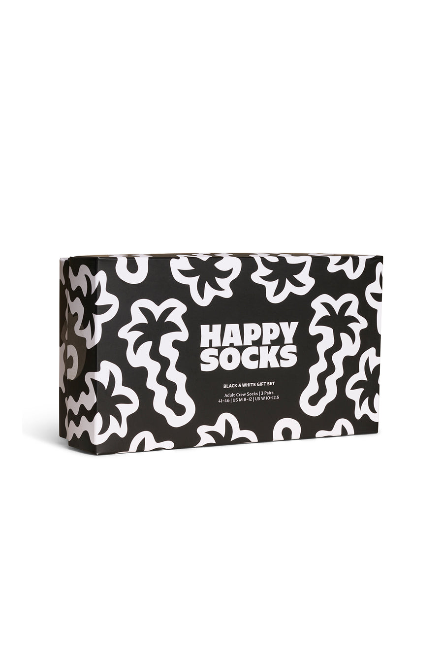 Happy Socks Male Black Patterned 3-Pack Cotton Sock Set