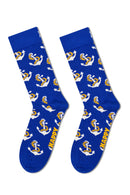 Happy Socks Kadın Mavi Sahil Temalı Pamuklu 3’lü Çorap Seti | Derimod