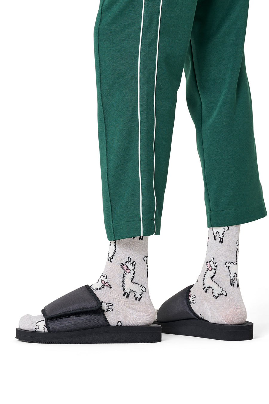 Happy Socks Male Gray Patterned Cotton Socks