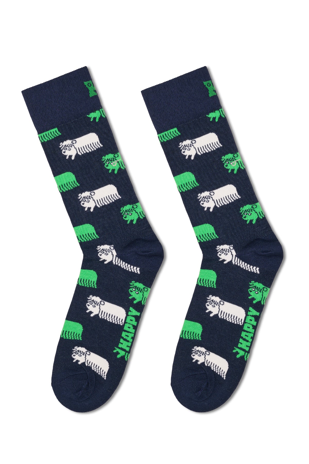 Happy Socks Erkek Lacivert Desenli Pamuklu Çorap P003193 | Derimod