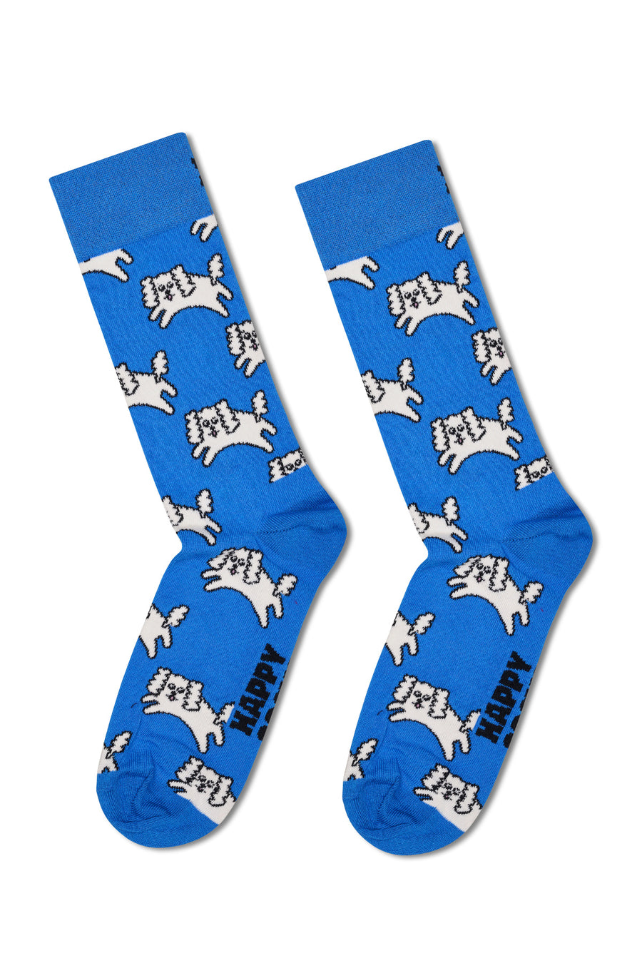 Happy Socks Male Blue Patterned Cotton Socks P003194 | Derimod