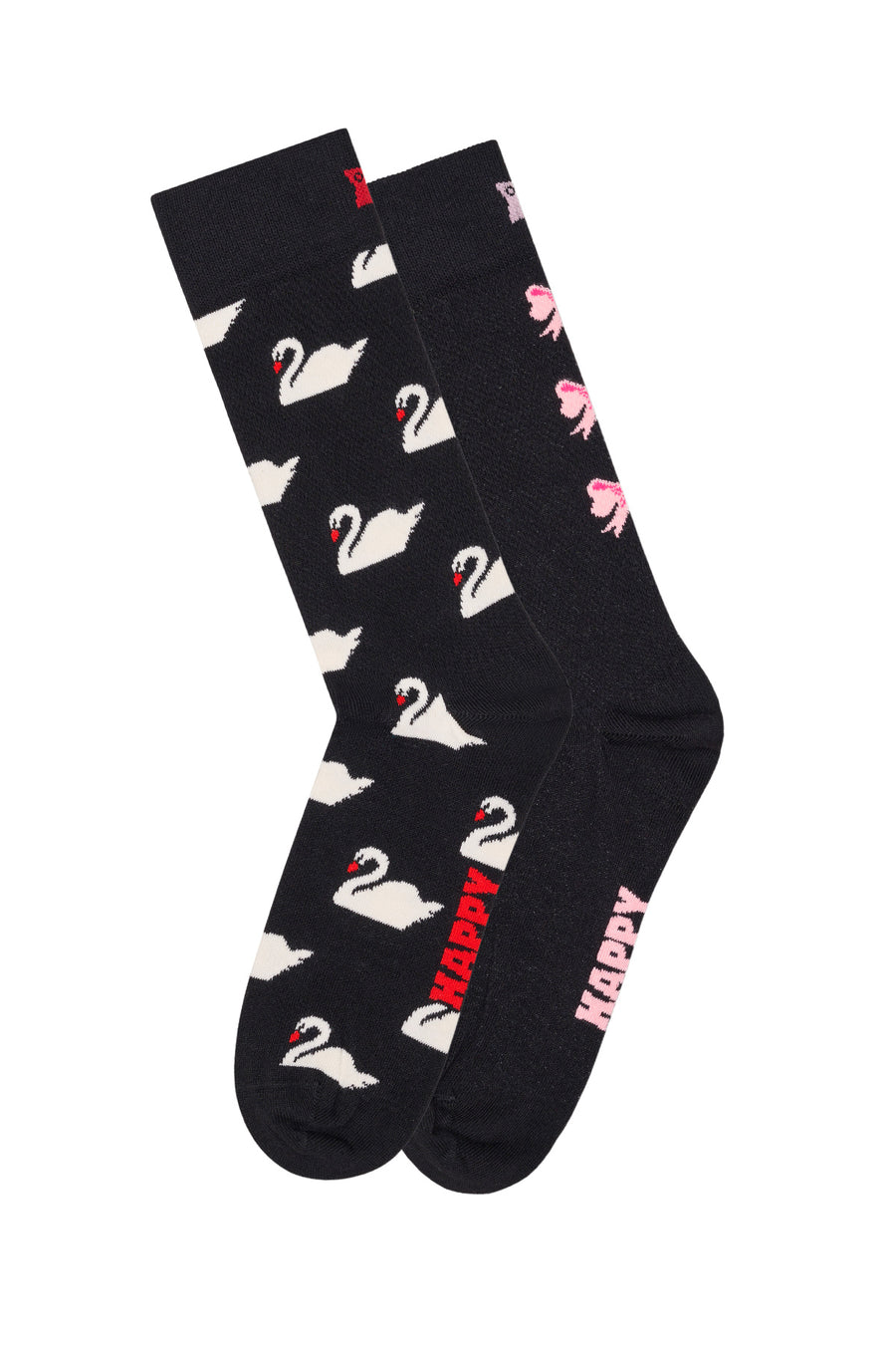 Happy Socks Woman Black Patterned Cotton Socks