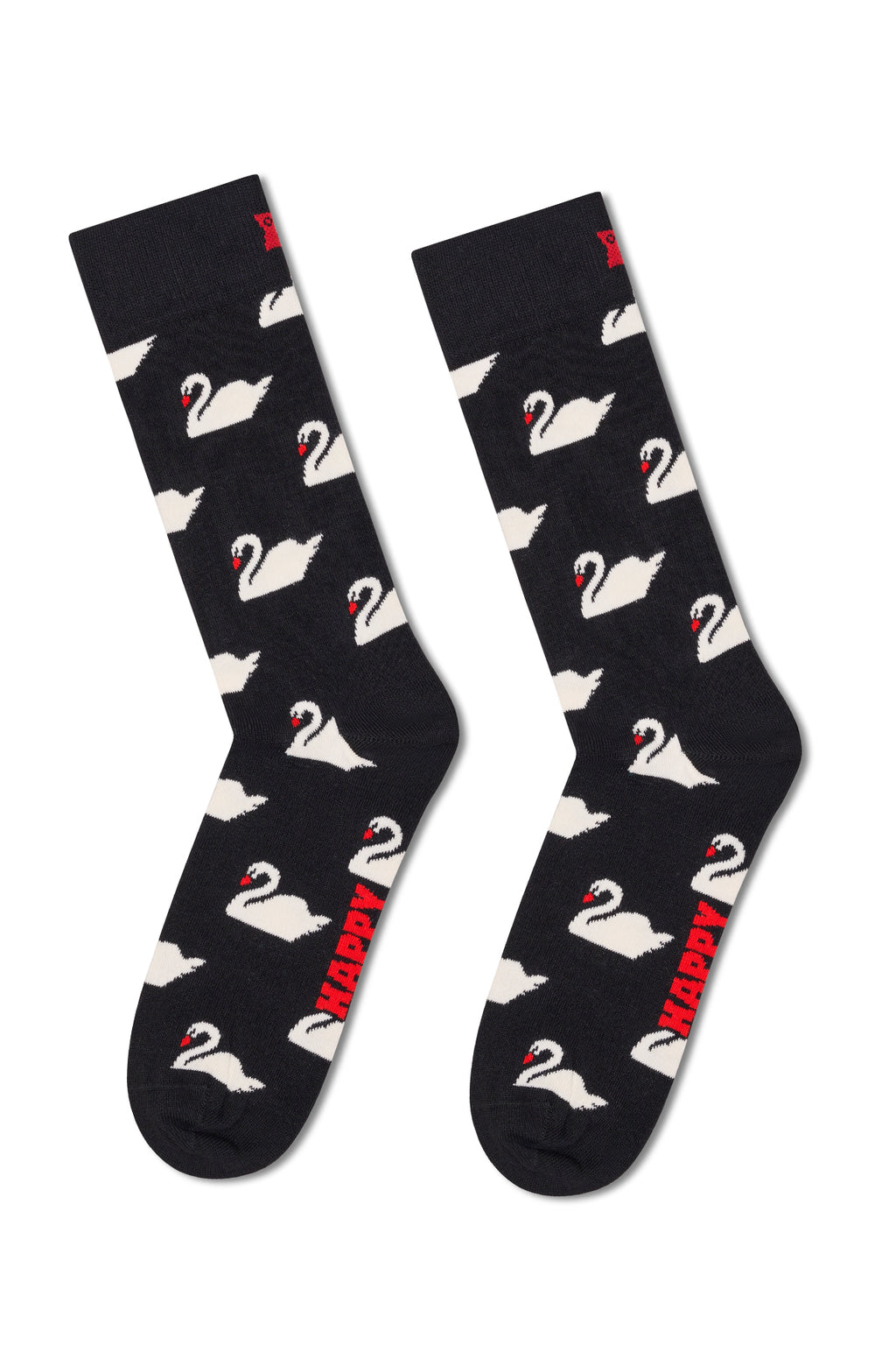 Happy Socks Kadın Siyah Desenli Pamuklu Çorap