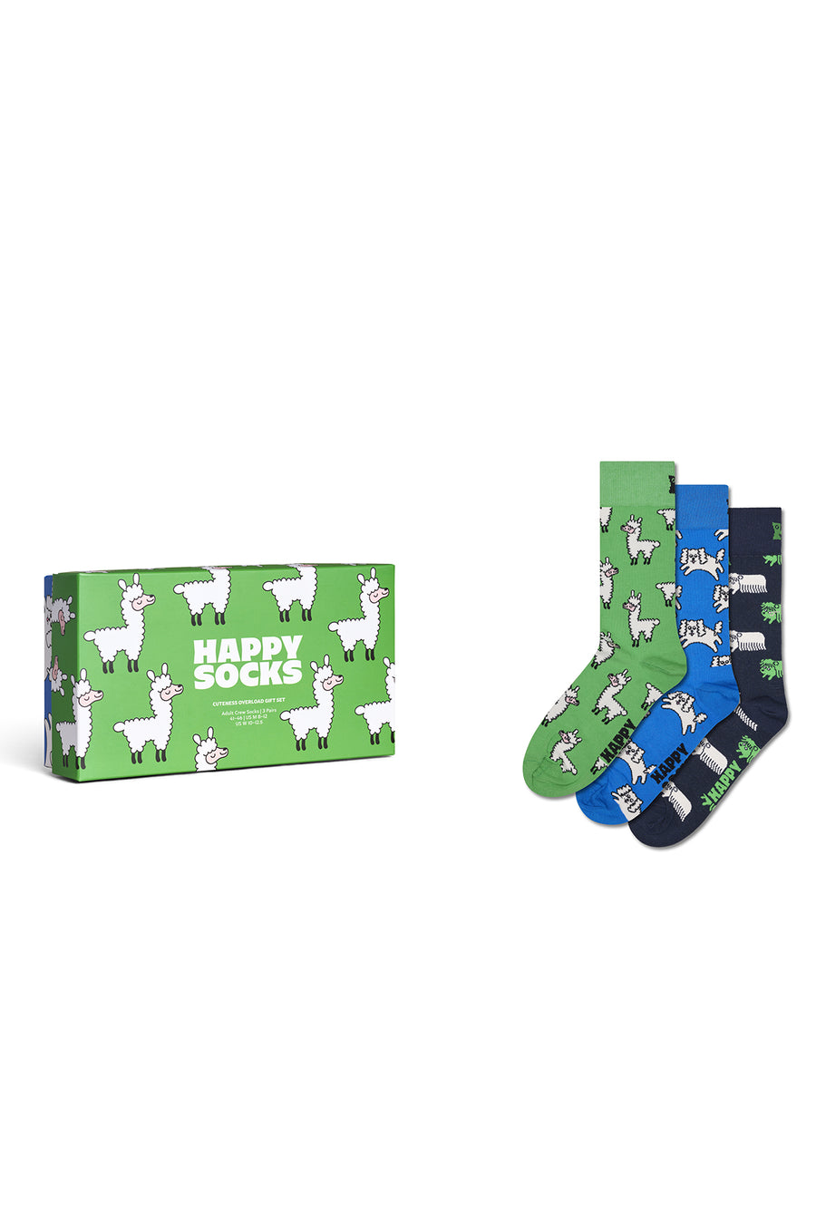 Happy Socks Male Multicolored Patterned Pack of 3 Cotton Socks Set P003366 | Derimod