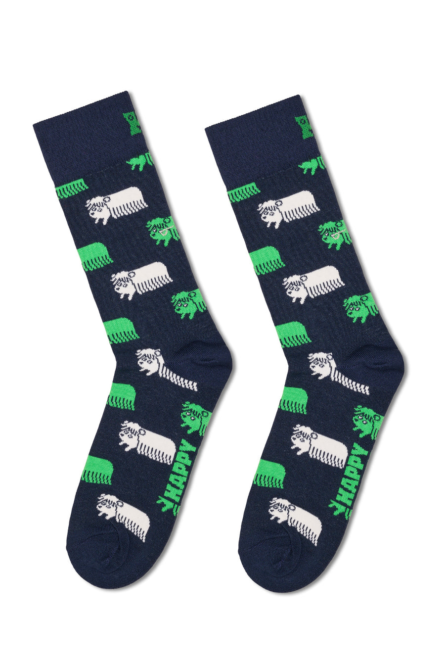 Happy Socks Male Multicolored Patterned Pack of 3 Cotton Socks Set