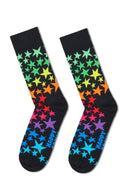 Happy Socks Erkek Siyah Kutlama Desenli 3’lü Pamuklu Çorap Seti | Derimod