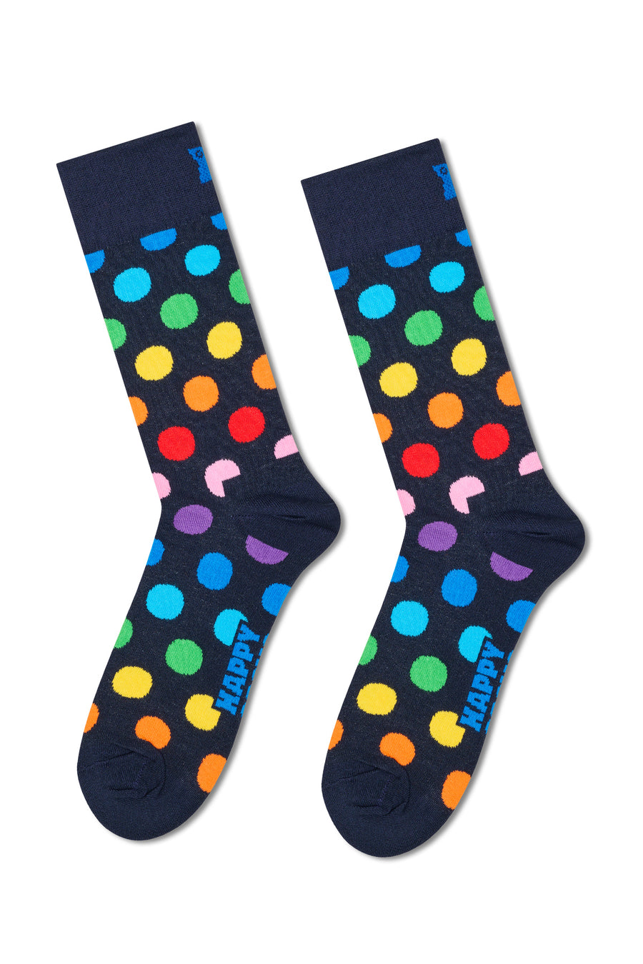 Happy Socks Male Multicolored Patterned Cotton 4-Pack Sock Set