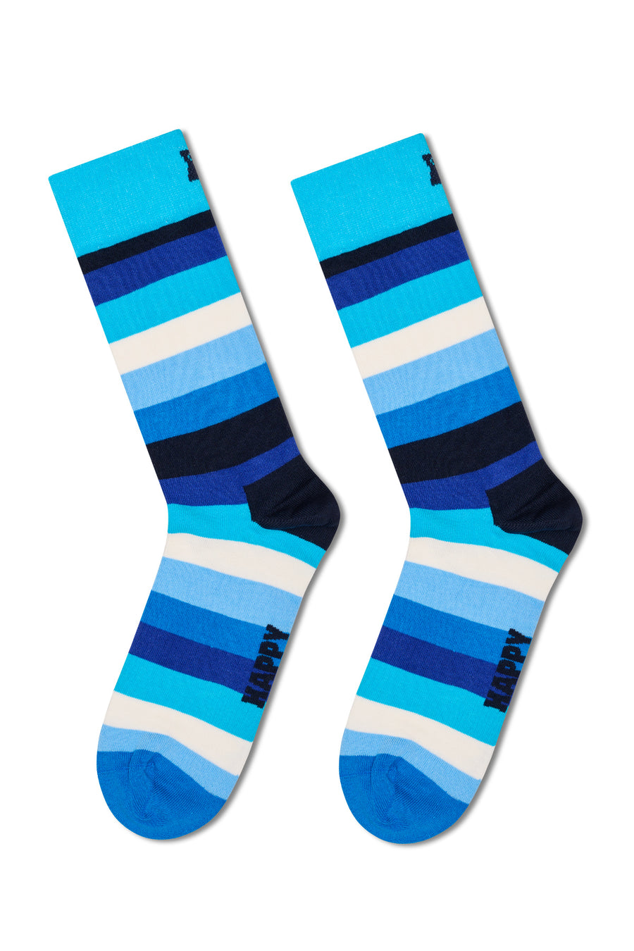 Happy Socks Male Navy Blue Patterned Cotton 4-Pack Sock Set