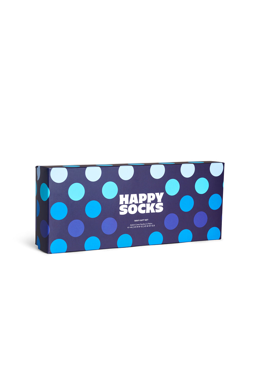 Happy Socks Male Navy Blue Patterned Cotton 4-Pack Sock Set