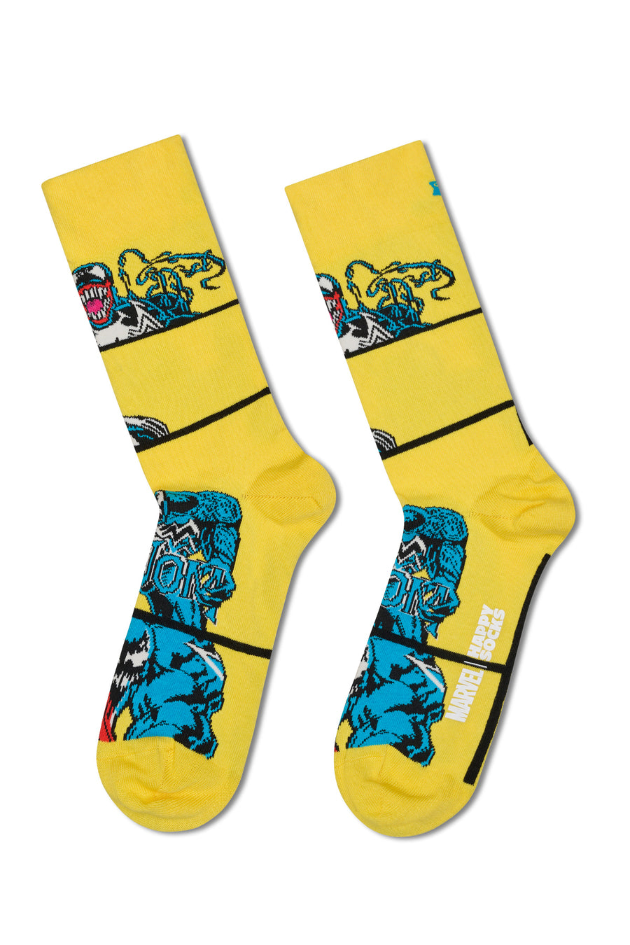 Happy Socks Male Multicolored Spider-Man Patterned Cotton 3-Pack Socks Set