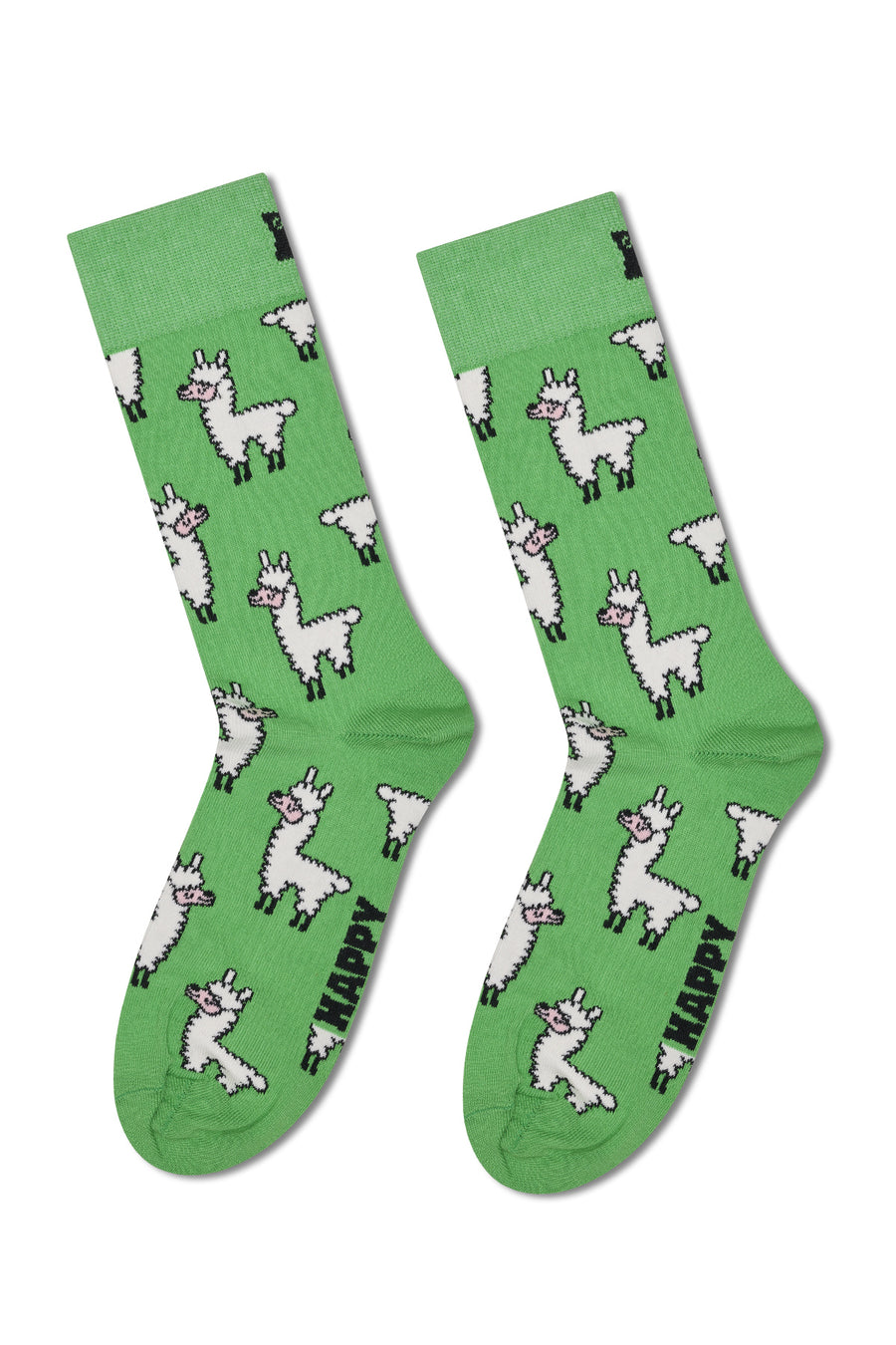 Happy Socks Male Green Patterned Cotton Socks P003650 | Derimod