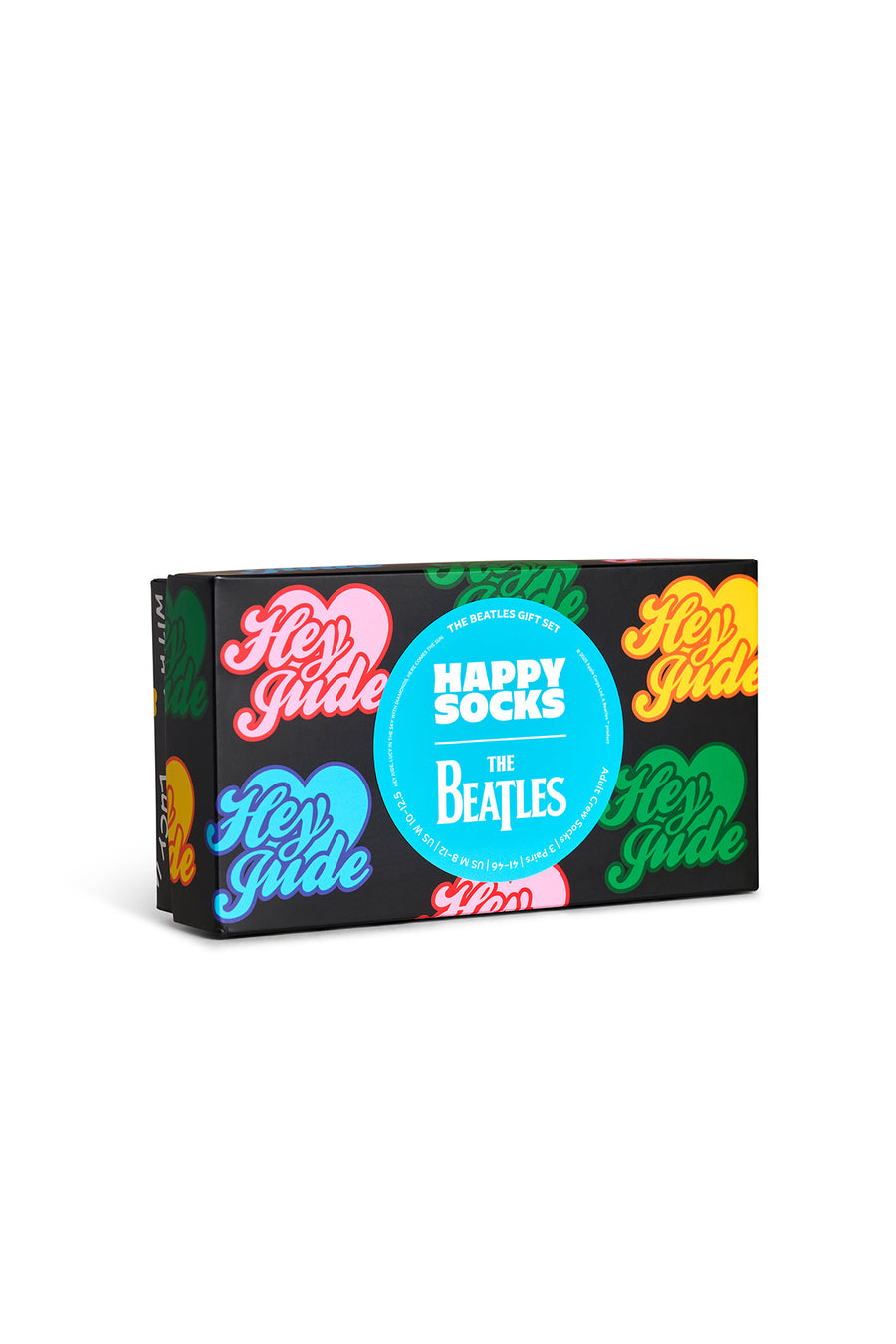 Happy Socks Male Multicolored Patterned Cotton 3-Pack Sock Set