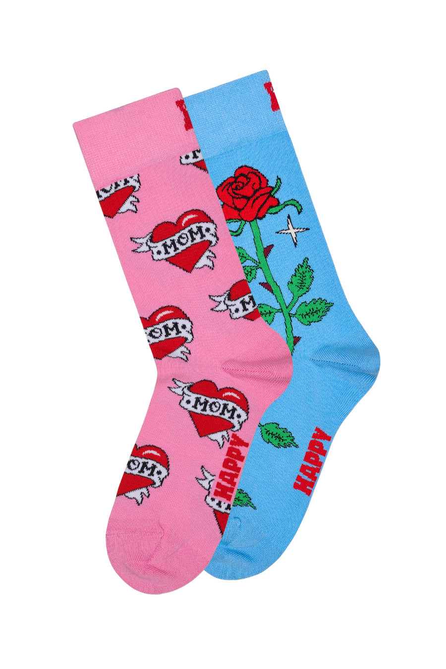 Happy Socks Woman Multicolored Patterned Cotton Socks