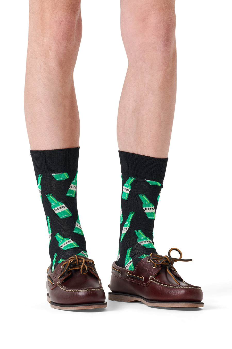 Happy Socks Male Black Patterned Cotton Socks