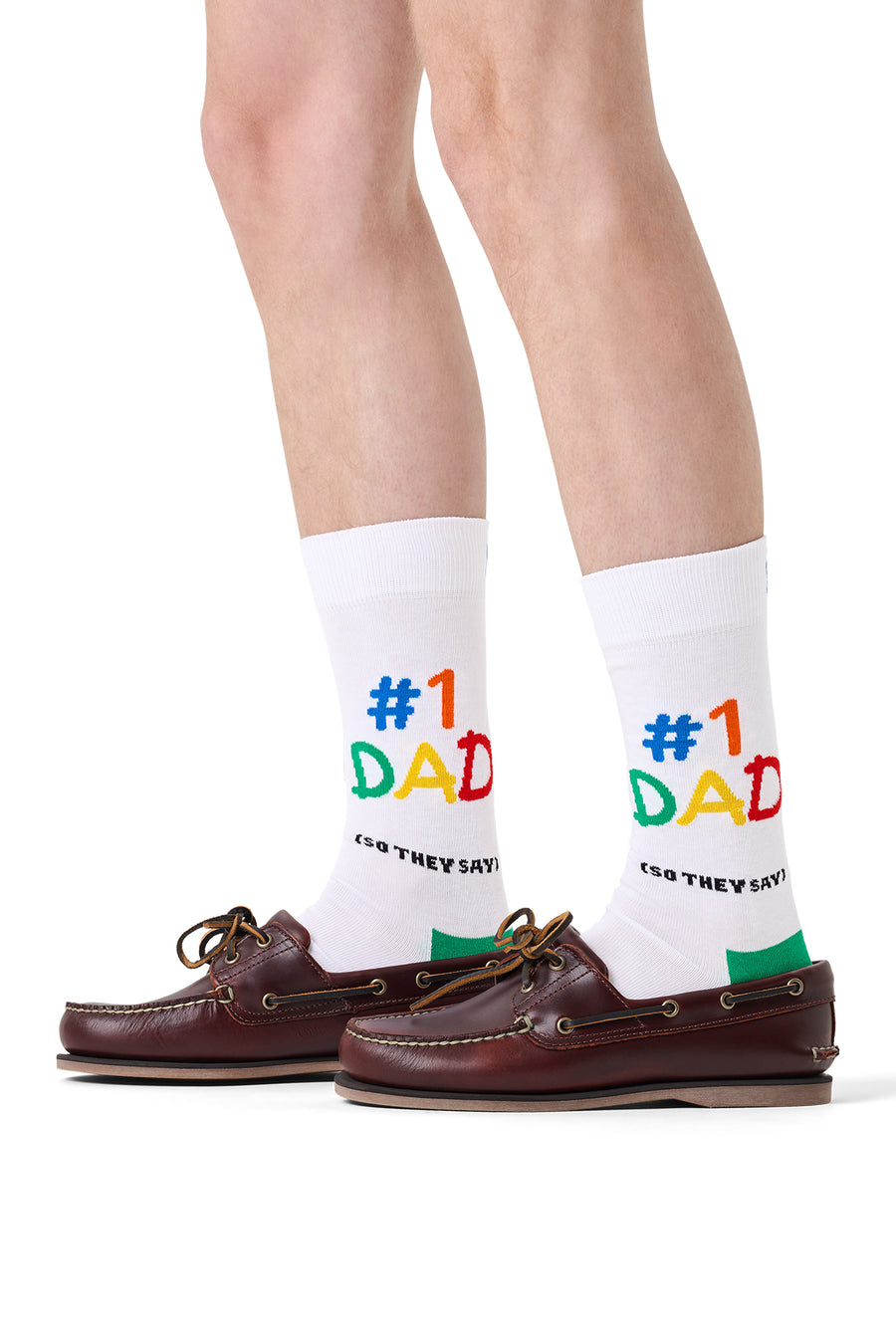 Happy Socks Male White Patterned Cotton Socks