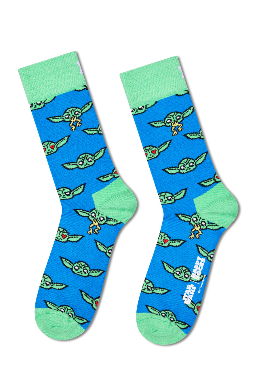 Happy Socks Male Blue Star Wars Patterned Cotton Socks P005725 | Derimod